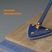 360 Extended Triangle Auto Squeeze Long Handle Mop