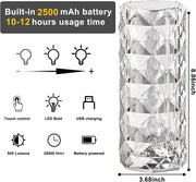 Rose Diamond Lamp with  16 RGB Colors