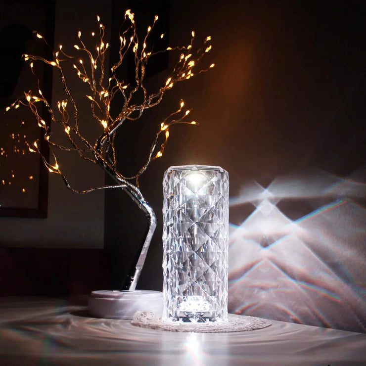 Rose Diamond Lamp with  16 RGB Colors
