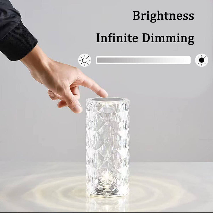 Rose Diamond Lamp with  16 RGB Colors