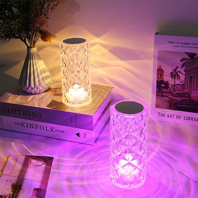 Rose Diamond Lamp with  16 RGB Colors